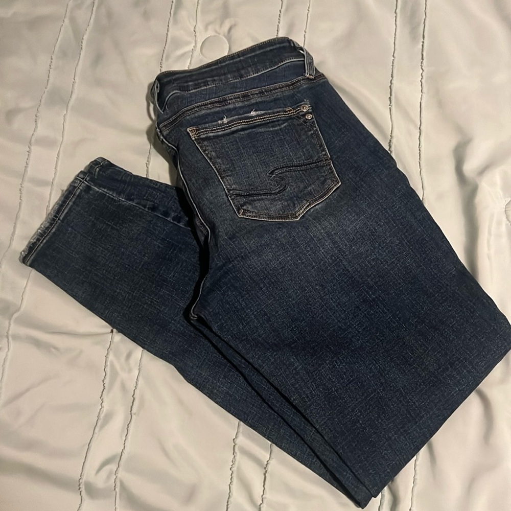 Silver jeans